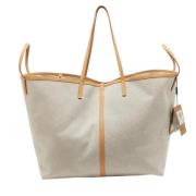 Pre-owned Leather totes Burberry Vintage , Beige , Dames