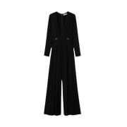 Elegante Jumpsuit voor Vrouwen Twinset , Black , Dames