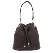 Zachte Leren Mini Tas in Bruin Orciani , Brown , Dames