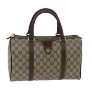 Pre-owned Leather gucci-bags Gucci Vintage , Beige , Dames