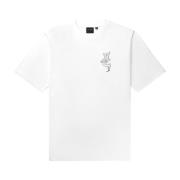 Witte Reflection SS Katoenen T-Shirt Daily Paper , White , Heren