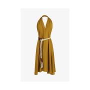 Omkeerbare Gouden Omslagjurk Mare Di Latte , Yellow , Dames