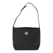 Pre-owned Leather celine-bags Celine Vintage , Black , Dames