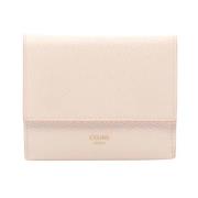 Pre-owned Leather wallets Celine Vintage , Pink , Dames