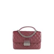 Pre-owned Leather chanel-bags Chanel Vintage , Red , Dames