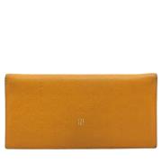 Pre-owned Leather wallets Carolina Herrera Pre-owned , Yellow , Dames