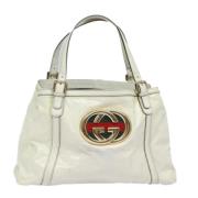 Pre-owned Canvas gucci-bags Gucci Vintage , Beige , Dames