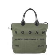 Canvas Winkel Tas Hogan , Green , Dames