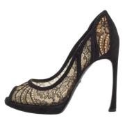 Pre-owned Lace heels Dior Vintage , Black , Dames