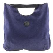 Pre-owned Canvas celine-bags Celine Vintage , Blue , Dames