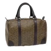 Pre-owned Canvas handbags Celine Vintage , Brown , Dames