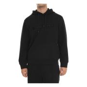 Hoodie met logo Emporio Armani , Black , Heren