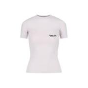 Casual Katoenen T-shirt Balenciaga , White , Dames