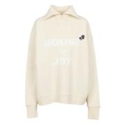 Driver House Sweatshirt Newtone , Beige , Dames