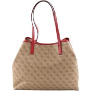 Bruine Grote Tote Tas voor Vrouwen Guess , Brown , Dames