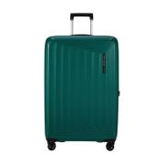 Modern Vierkant Design Trolley Bagage Samsonite , Green , Unisex