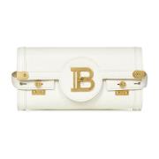 Witte Clutch Tas voor Vrouwen Balmain , White , Dames