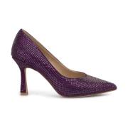 Stiletto schoen met strass Alma EN Pena , Purple , Dames