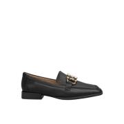 Platte loafer met beugels Alma EN Pena , Black , Dames