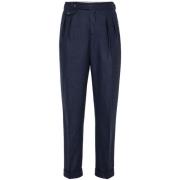 Blauwe Broek voor Mannen Brunello Cucinelli , Blue , Heren