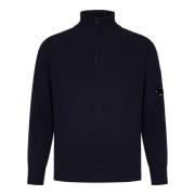 Blauwe Wollen Trui Aw24 C.p. Company , Blue , Heren