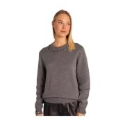 Ronde-hals Gebreide kleding Alma EN Pena , Gray , Dames