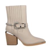 Enkellaars met band Alma EN Pena , Beige , Dames