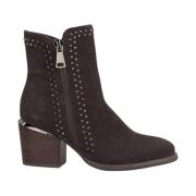 Enkellaarsjes studs ritssluiting Alma EN Pena , Brown , Dames