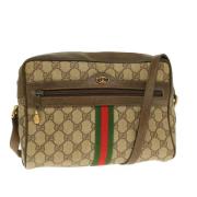 Pre-owned Canvas gucci-bags Gucci Vintage , Brown , Dames