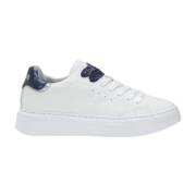 Leren Grace Sneakers Sun68 , White , Dames