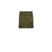 Groene Minirok met Franjes Max Mara Weekend , Green , Dames