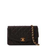 Pre-owned Fabric chanel-bags Chanel Vintage , Black , Dames