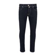 Donkerblauwe Slim Fit Jeans Jacob Cohën , Blue , Heren