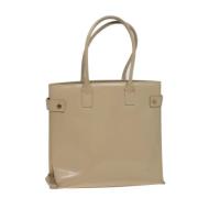 Pre-owned Fabric totes Gucci Vintage , Beige , Dames