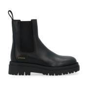 Zwarte Leren Chelsea Boot Copenhagen Shoes , Black , Dames