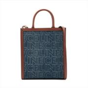 Pre-owned Canvas celine-bags Celine Vintage , Blue , Dames