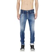 Gradient Fade Slim Fit Jeans Dsquared2 , Blue , Heren