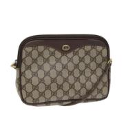 Pre-owned Leather gucci-bags Gucci Vintage , Beige , Dames