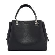 Elegante PVC Handtas Emporio Armani , Black , Dames