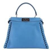 Pre-owned Leather fendi-bags Fendi Vintage , Blue , Dames