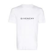 Witte T-shirts & Polo's voor mannen Givenchy , White , Heren