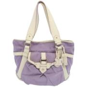 Pre-owned Canvas celine-bags Celine Vintage , Purple , Dames