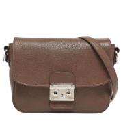 Pre-owned Leather shoulder-bags Miu Miu Pre-owned , Brown , Dames