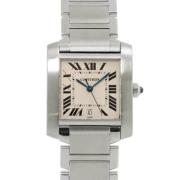 Pre-owned Stainless Steel watches Cartier Vintage , Gray , Heren