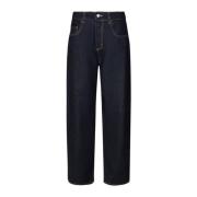 Zwarte Denim Jeans Regular Fit Icon Denim , Black , Dames