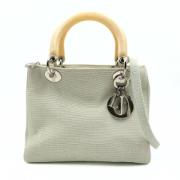 Pre-owned Canvas dior-bags Dior Vintage , Green , Dames