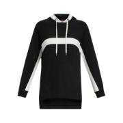 Stijlvolle hoodie jurkblouse Marina Rinaldi , Black , Dames