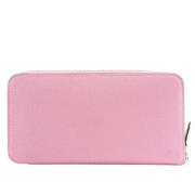 Pre-owned Leather clutches Hermès Vintage , Pink , Dames