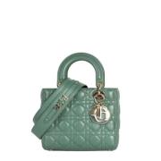 Pre-owned Leather dior-bags Dior Vintage , Green , Dames