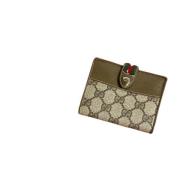 Pre-owned Leather wallets Gucci Vintage , Brown , Dames